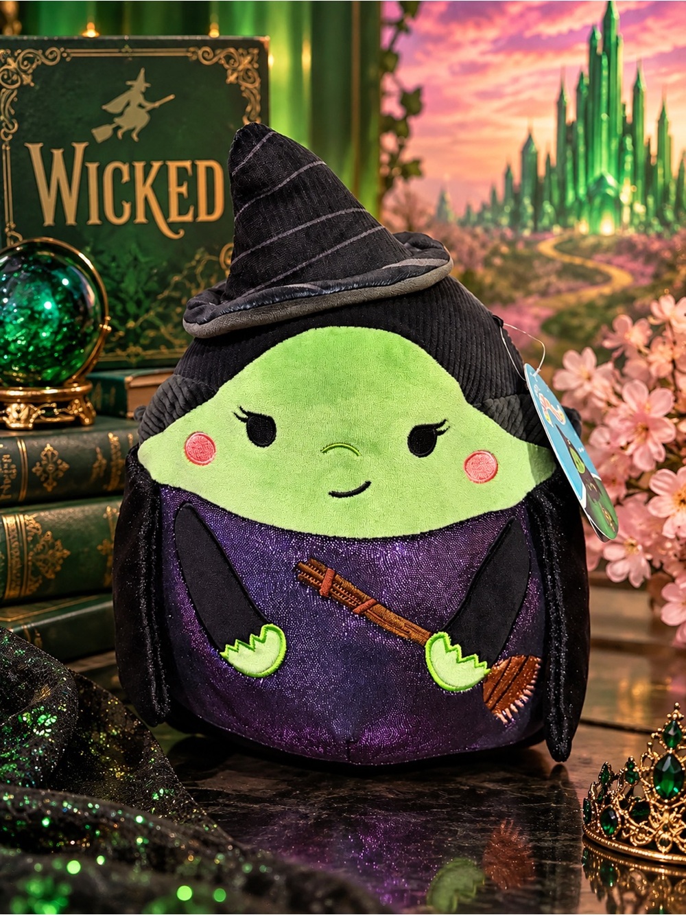 Wicked Elphaba Squishmallows 10” Plush NWT